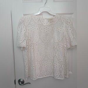 Sezane Annabelle Blouse Ecru - Size 14